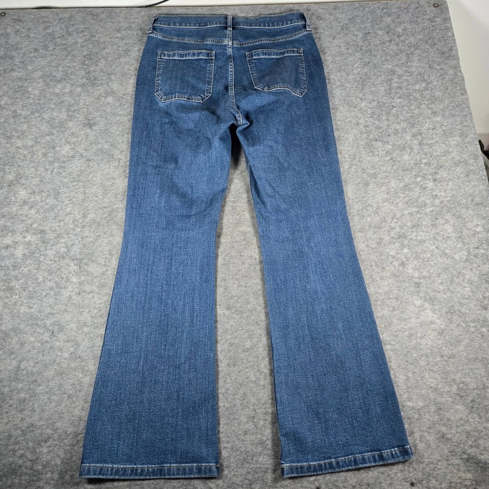 Gap Womens Blue 70s Flare High Rise Retro Denim Jeans 12R/31 - Picture 6 of 10